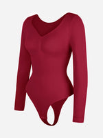 Load image into Gallery viewer, Hourglass Body- Long Sleeve V-neck