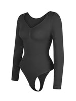 Load image into Gallery viewer, Hourglass Body- Long Sleeve V-neck