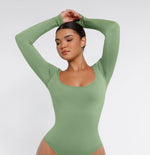 Load image into Gallery viewer, Hourglass Body – Long Sleeve Square Neck

